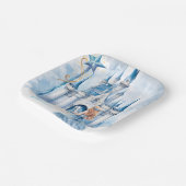 おとぎ話プリンセスキャッスルガールバースデーパーティー ペーパープレート (傾斜あり)