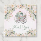 おとぎ話プリンセスキャリッジウォーターカラーフローラ フェイバータグ (正面)