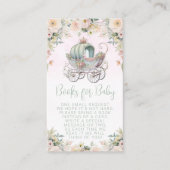 おとぎ話プリンセスキャリッジフローラブックリクエスト エンクロージャーカード (正面)