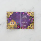 おとぎ話プリンセスサンキューカード サンキューカード (内部)