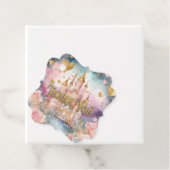 おとぎ話プリンセスベイビーシャワーありがとう フェイバータグ (インサイチュ)