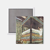 おとぎ話プリンセス磁石 マグネット (正面/裏面)