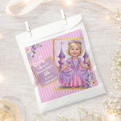 おとぎ話プリンセス記念薄紫 – ピンク フェイバーバッグ (クリップ留めされた状態)