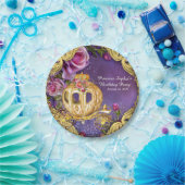 おとぎ話プリンセス誕生日パーティー ペーパープレート (パーティー)