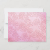 おとぎ話プリンセス誕生日パーティー 招待状 (裏面)