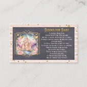 おとぎ話プリンセス赤ちゃんシャワーベビー本 エンクロージャーカード (正面)