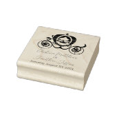 おとぎ話プリンセス馬車と名前をカスタムする ラバースタンプ (スタンプ)