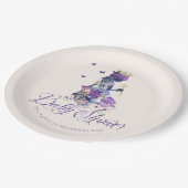 おとぎ話ベビーシャワーティーパーティーインワンダーランド ペーパープレート (アングル)