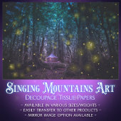 おとぎ話ホタルの森のファンタジー切り離し 薄葉紙