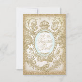 おとぎ話ボールプロム3.5 x 5 招待状 (正面)