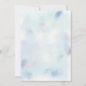 おとぎ話ポニースターバルーンベビーシャワーボーイ 招待状 (裏面)