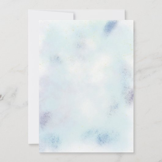 おとぎ話ポニーバルーン1stバースデーボーイパーティー 招待状 (裏面)