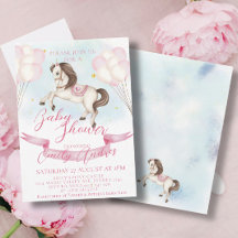 おとぎ話ポニー星ピンクバルーン赤ちゃんシャワー