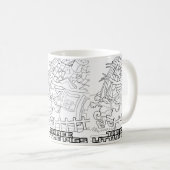 おとぎ話マグ3小さな豚 コーヒーマグカップ (正面右)