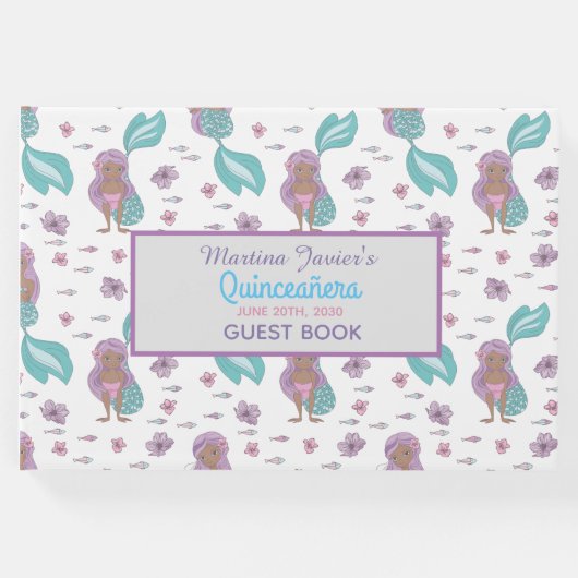 おとぎ話マーメイドクインセアニラ15誕生日 ゲストブック (正面)