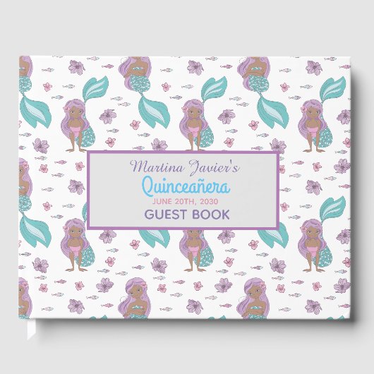 おとぎ話マーメイドクインセアニラ15誕生日 ゲストブック (正面)