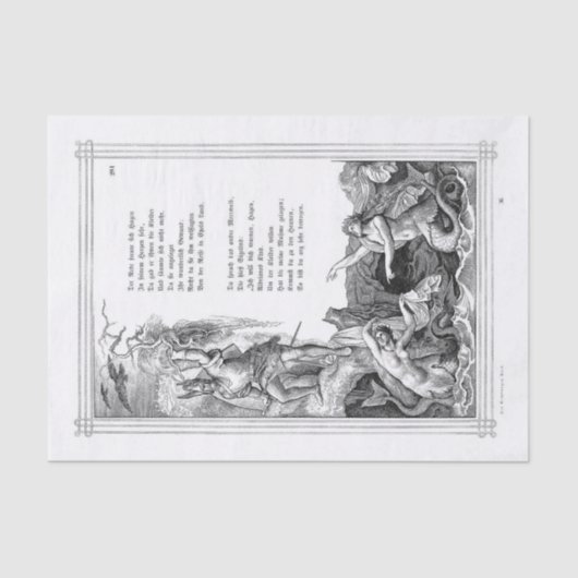 おとぎ話マーメイドティッシュペーパー 薄葉紙 (正面)