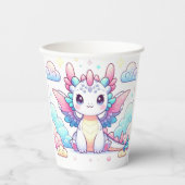 おとぎ話モダンドラゴンベビーシャワー 紙コップ (正面)