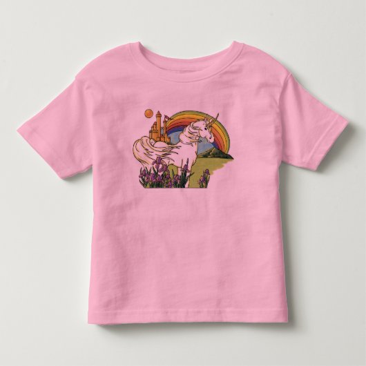 おとぎ話ユニコーン トドラーTシャツ (正面)