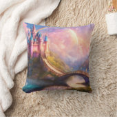 おとぎ話レインボーキャッスル クッション (ブランケット)