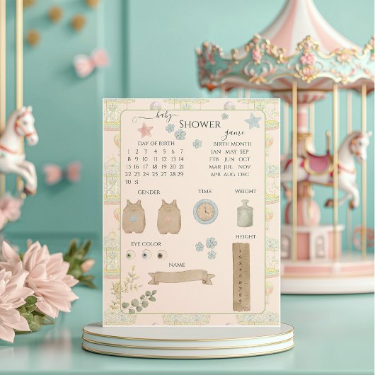 おとぎ話ヴィンテージアミューズメントパークベビーシャワー