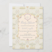 おとぎ話ヴィンテージアミューズメントパークベビーシャワー 招待状 (正面)