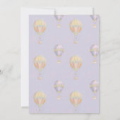 おとぎ話ヴィンテージアミューズメントパークベビーシャワー 招待状 (裏面)