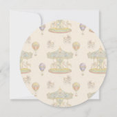 おとぎ話ヴィンテージアミューズメントパークベビーシャワー 招待状 (裏面)