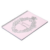 おとぎ話ヴィンテージピンクプリンセス手帳ジャーナル ノートブック (左側)