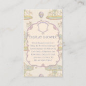 おとぎ話ヴィンテージ遊園地ディスプレイシャワー エンクロージャーカード (正面)