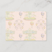 おとぎ話ヴィンテージ遊園地 エンクロージャーカード (裏面)