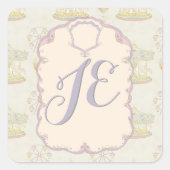 おとぎ話ヴィンテージ遊園地 スクエアシール (正面)