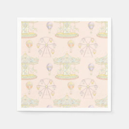 おとぎ話ヴィンテージ遊園地 スタンダードカクテルナプキン