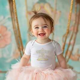 おとぎ話ヴィンテージ遊園地 ベビーボディスーツ