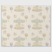 おとぎ話ヴィンテージ遊園地 ラッピングペーパー (フラット)
