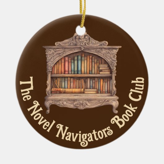 おとぎ話本棚 セラミックオーナメント (正面)