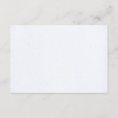 おとぎ話王室ののブルーキャッスル一度の結婚式RSVP 出欠カード (裏面)