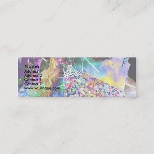 おとぎ話界 スキニー名刺 (正面)