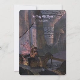 おとぎ話結婚の – Flat Save The Date Card セーブザデート