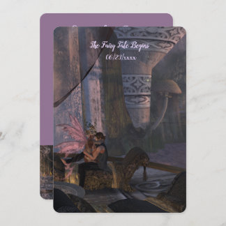 おとぎ話結婚の – Flat Save The Date Card セーブザデート