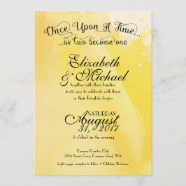 おとぎ話結婚式招待状テンプレート 招待状
