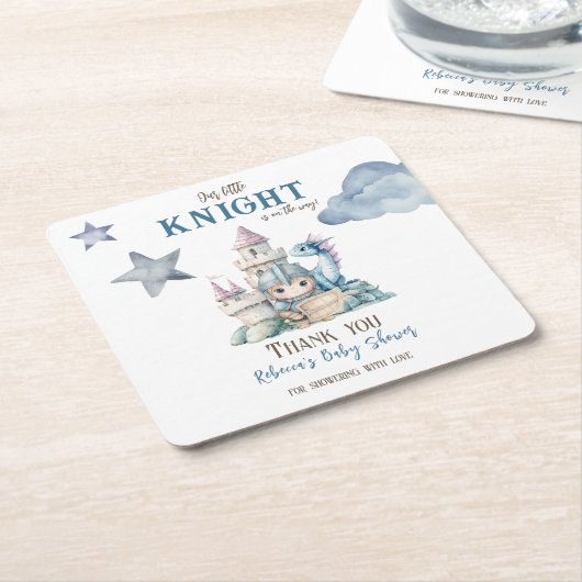 おとぎ話 スクエアペーパーコースター (アングル)