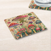 おとぎ話 スクエアペーパーコースター (アングル)