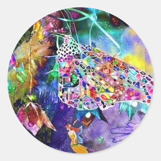 おとぎ話、ステッカー ラウンドシール (正面)