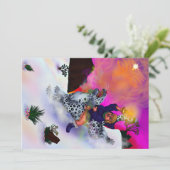 おとぎ話 ファンタジー ライト・オブ・ホープ 冬の夢 アート 招待状 (スタンド正面)