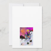 おとぎ話 ファンタジー ライト・オブ・ホープ 冬の夢 アート 招待状 (裏面)