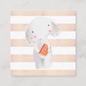 おとぎ話 ベビーシャワー 挿入ページ | 本のリクエスト エンクロージャーカード (裏面)