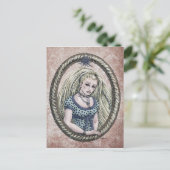 おとぎ話「ラプンツェル」ファンタジー絵葉書#1 ポストカード (スタンド正面)