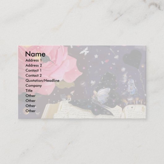 おとぎ話！ 名刺 (正面)