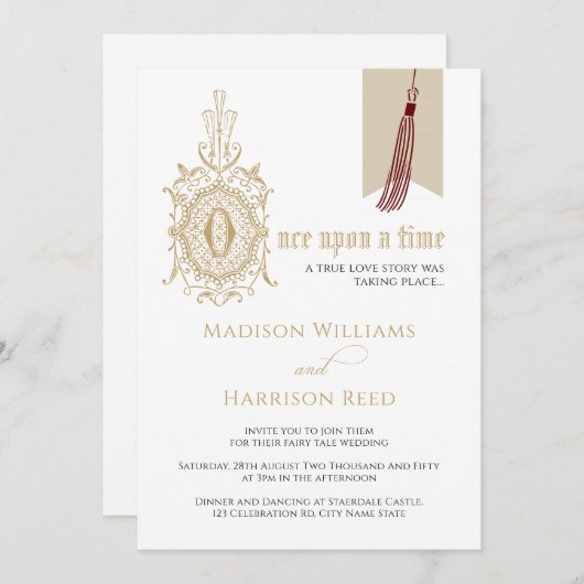 『おとぎ話』 招待状 (正面/裏面)